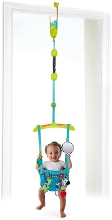 Bounce 'n Spring Deluxe Door Jumper for Baby with...