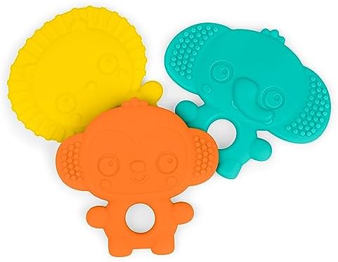 Gummy Buddies 3-Pack Textured Teethers