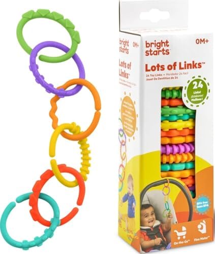Lots of Links Rings Toys for Stroller or Carrier Seat