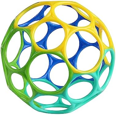 Oball Easy Grasp Classic Ball Infant Toy in Blue/Green