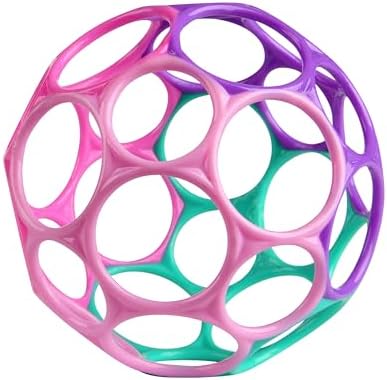 Oball Easy Grasp Classic Ball Infant Toy in Pink/Purple