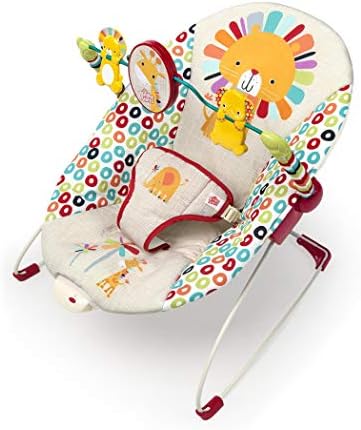 Portable Baby Bouncer Soothing Vibrations Infant Seat with...