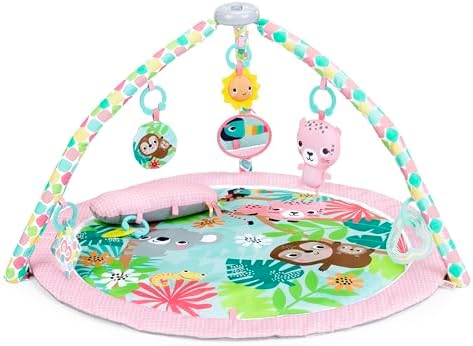 Rosy Rainforest Foldaway Activity Gym with Carry Bag for...